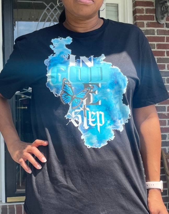 "In God We Step" Short Sleeve Tee