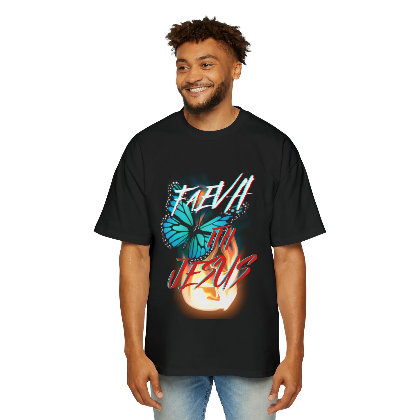 Forever "Faeva" with Jesus Heavy Oversized Tee