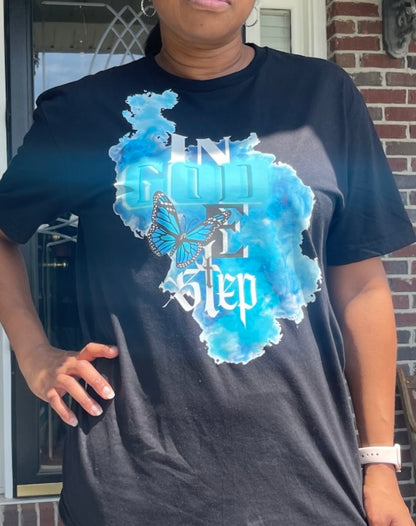 "In God We Step" Short Sleeve Tee
